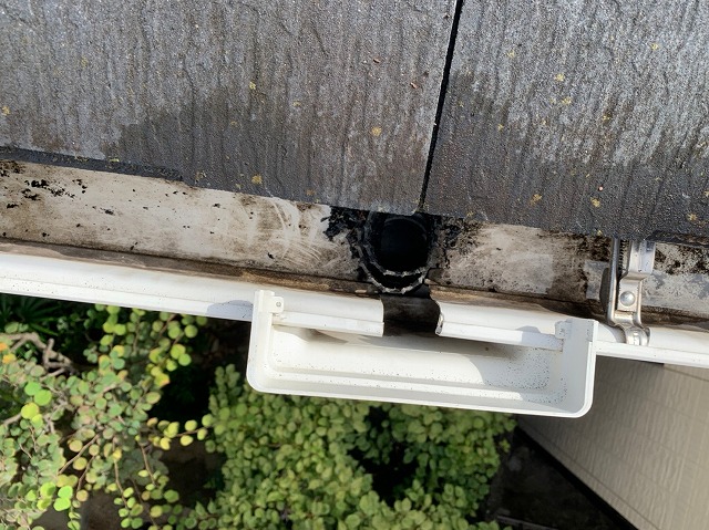 雨樋の詰まりが無くなりました